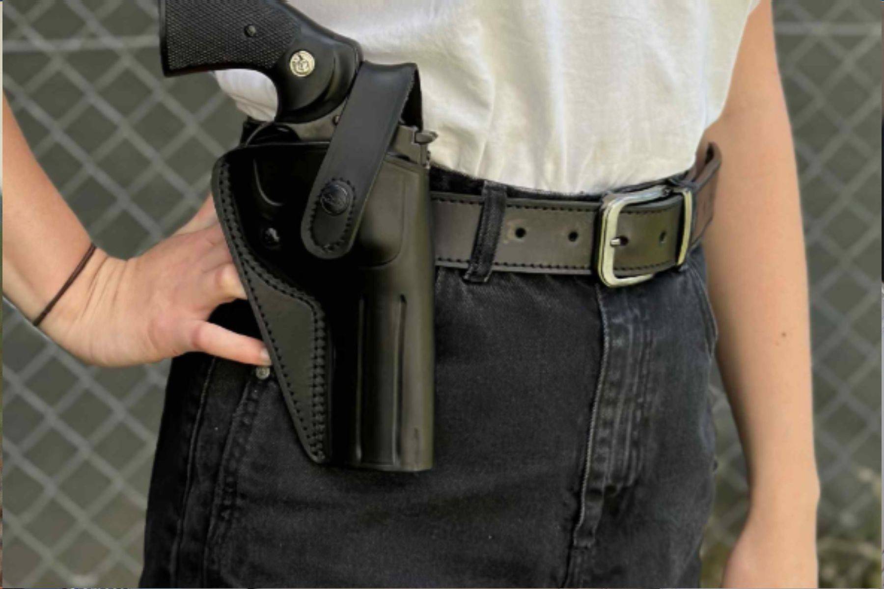 Revolver OWB Holster with Retention Strap