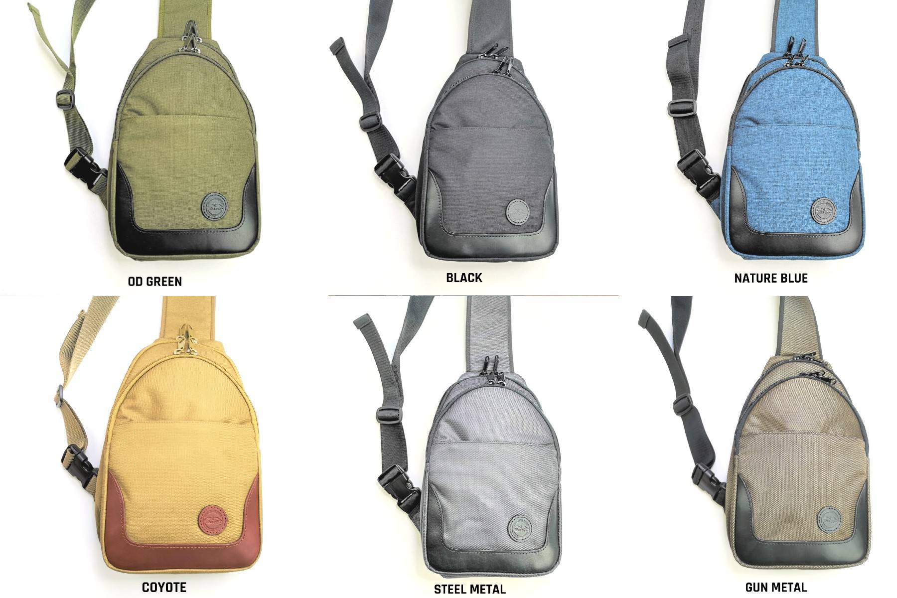 Colors of gun carrying bags