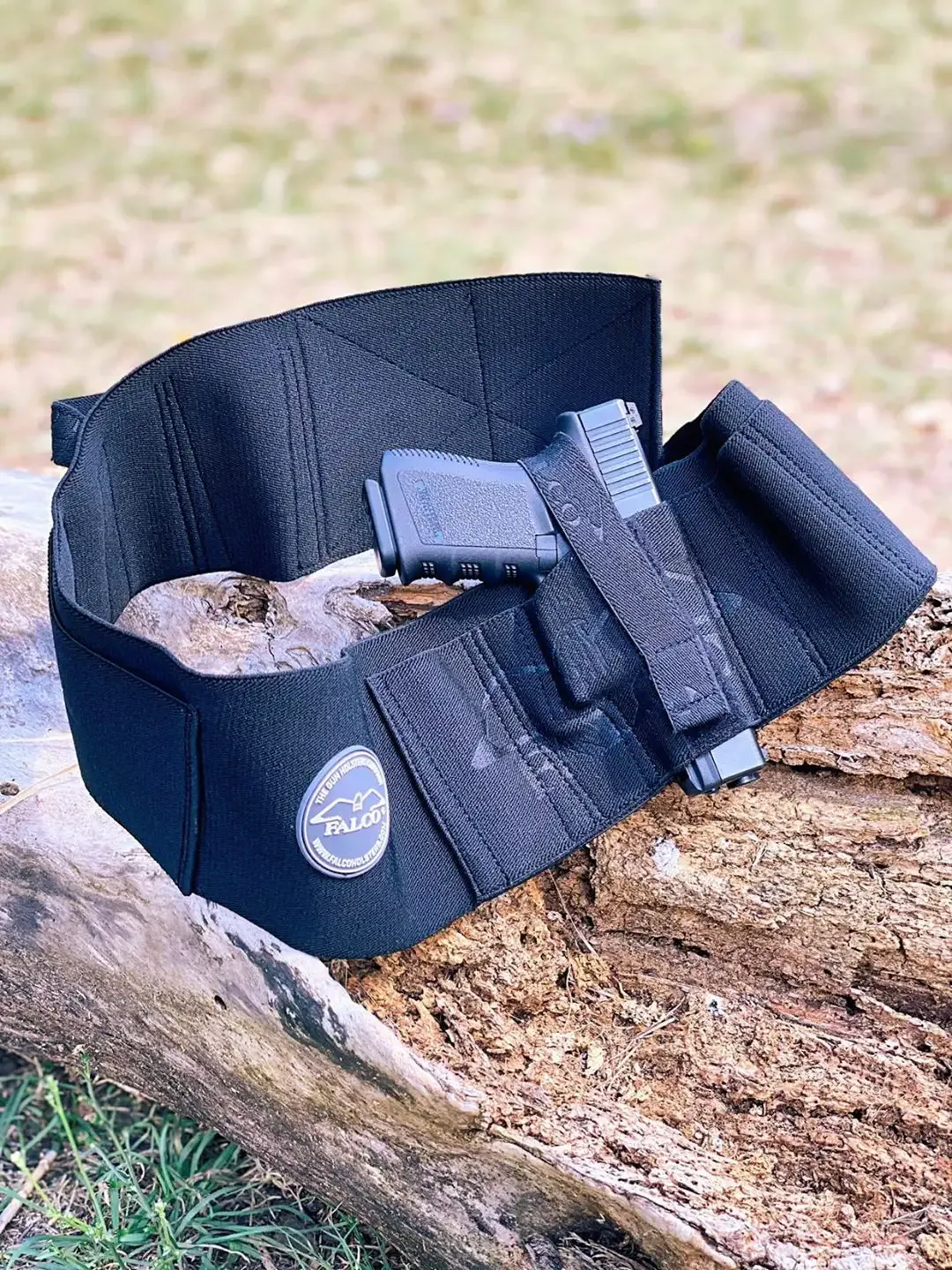 Mens belly band holster material