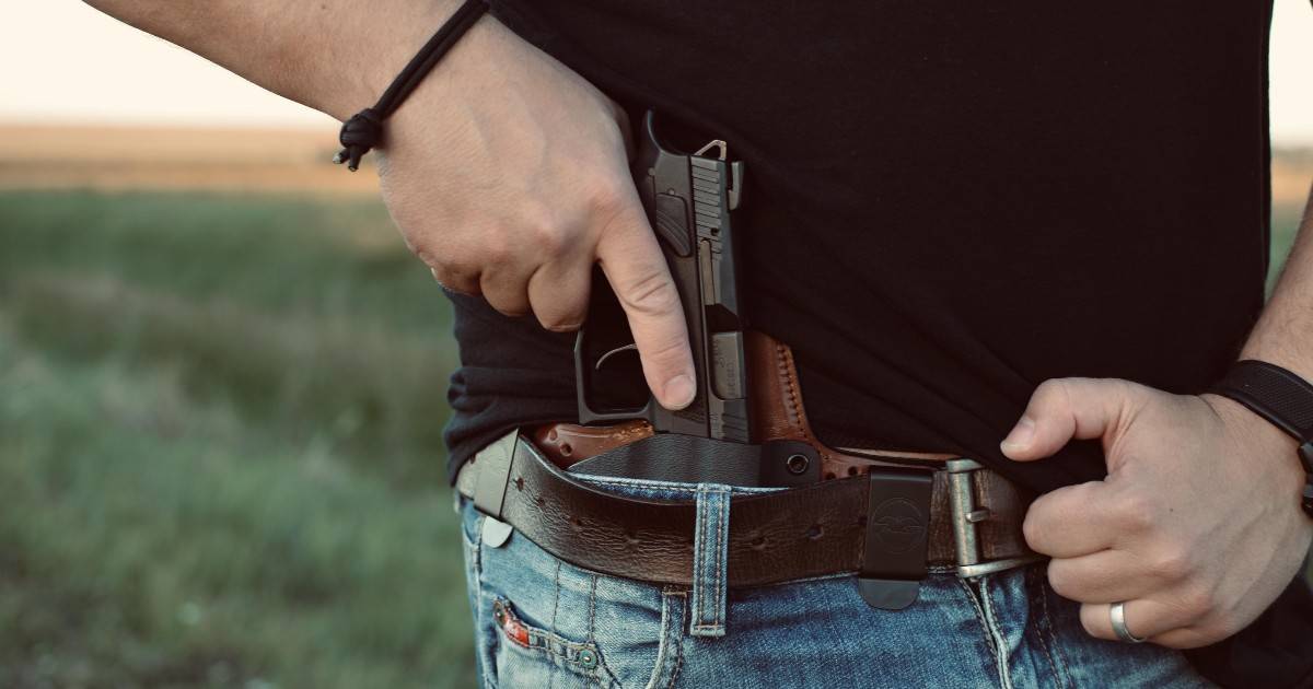 leather lined kydex holster