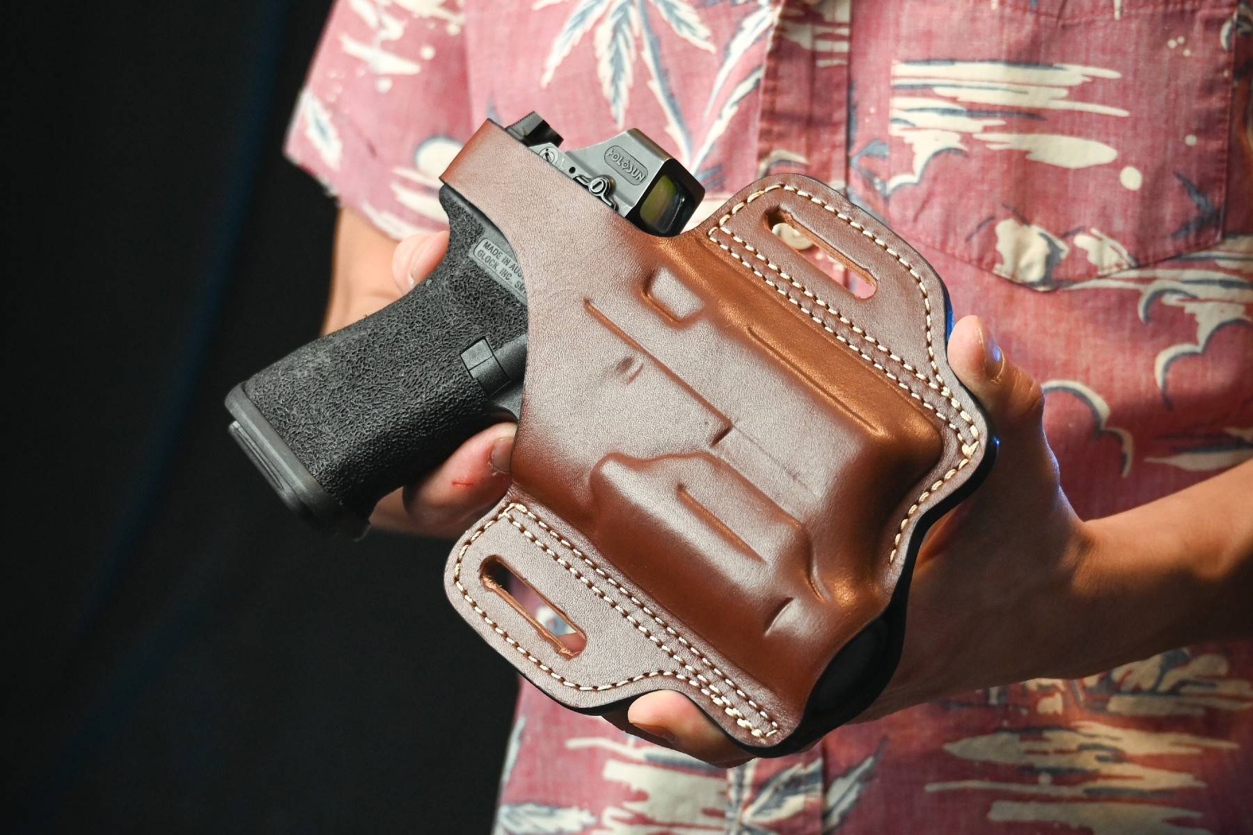 OWB Holster for gun with light