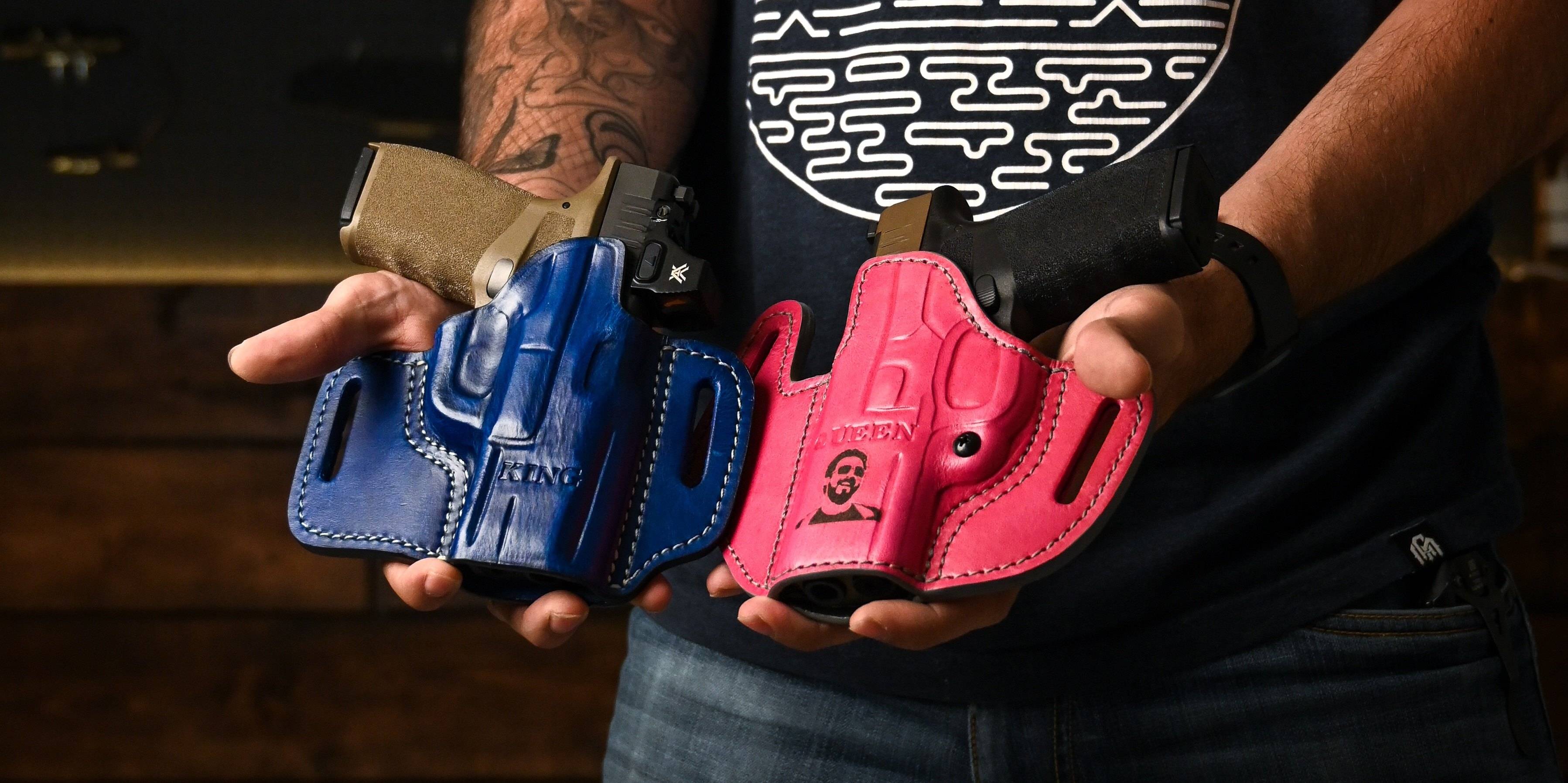 Fully Customizable Leather Holsters