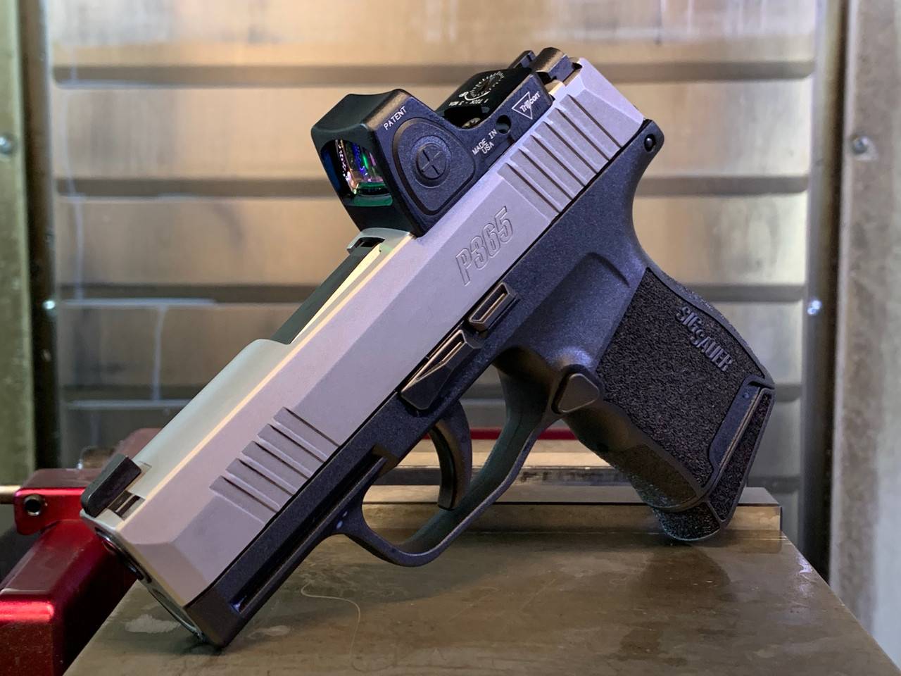 Sig P365 with Trijicon RMRcc