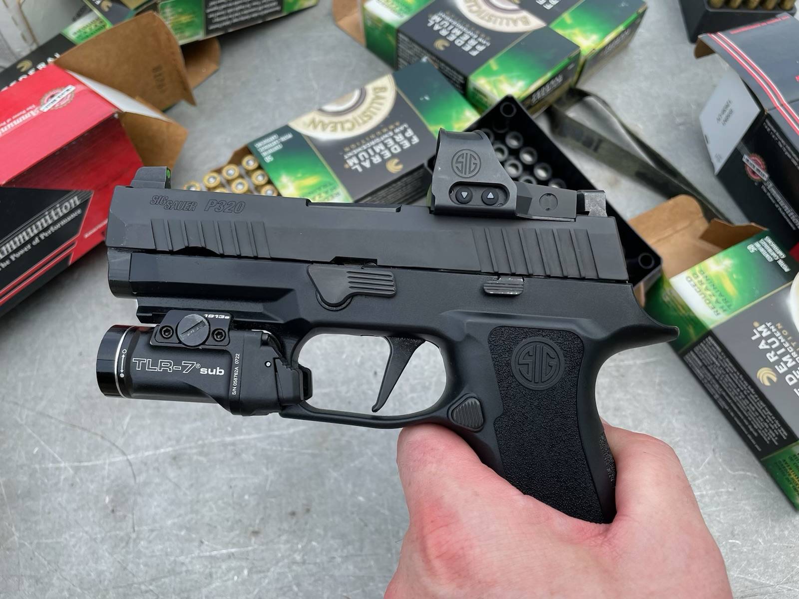 Sig Sauer P320 with TLR7 SUB