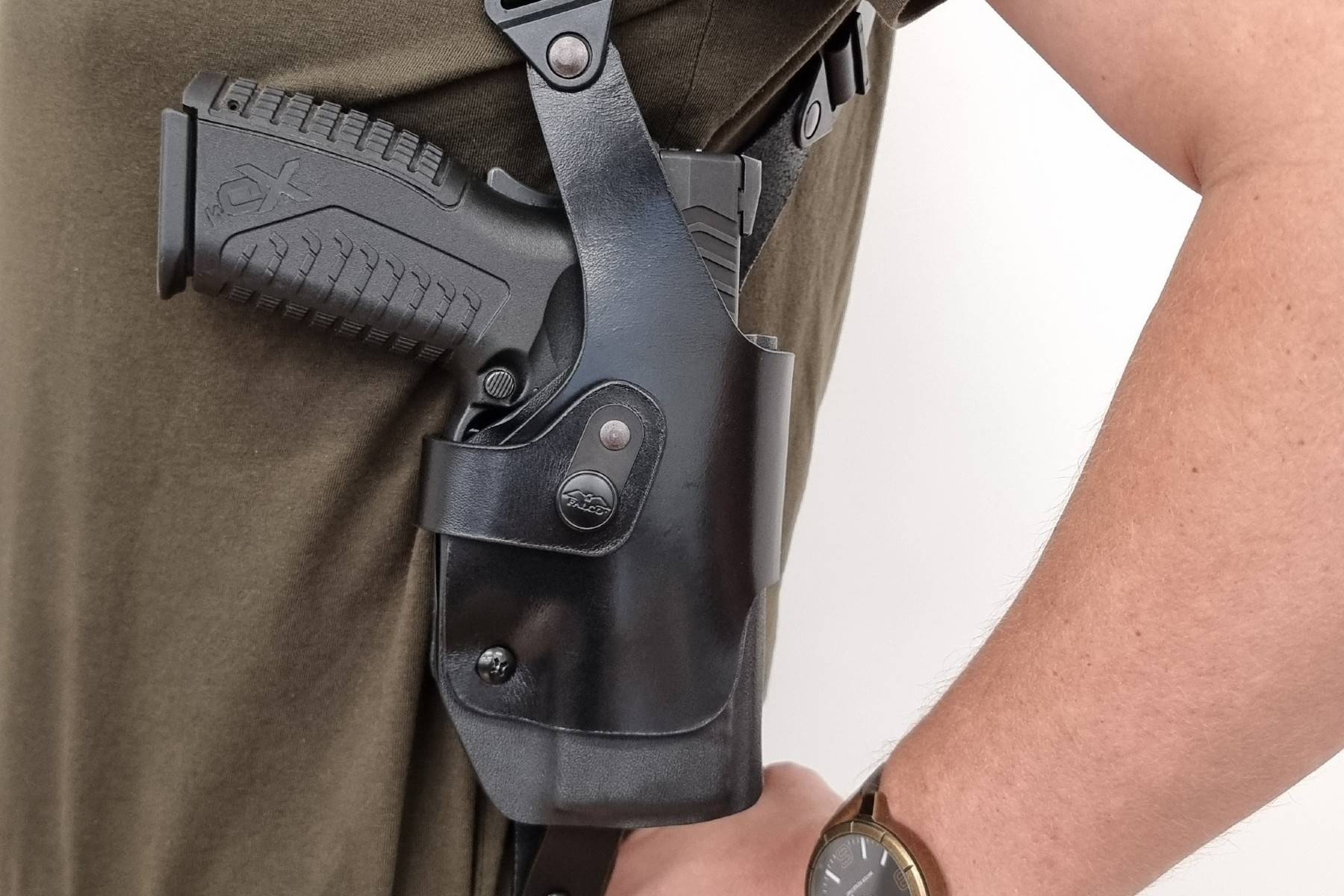 Springfield XDM in a Holster