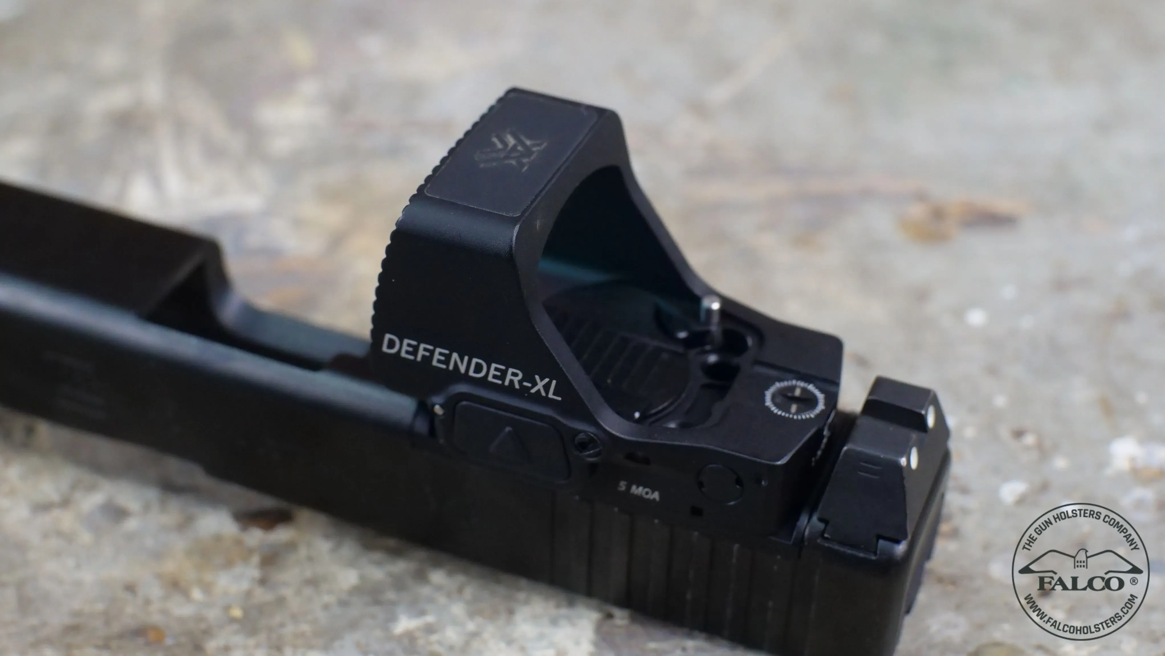 Properly mounted RDS on a Glock slide