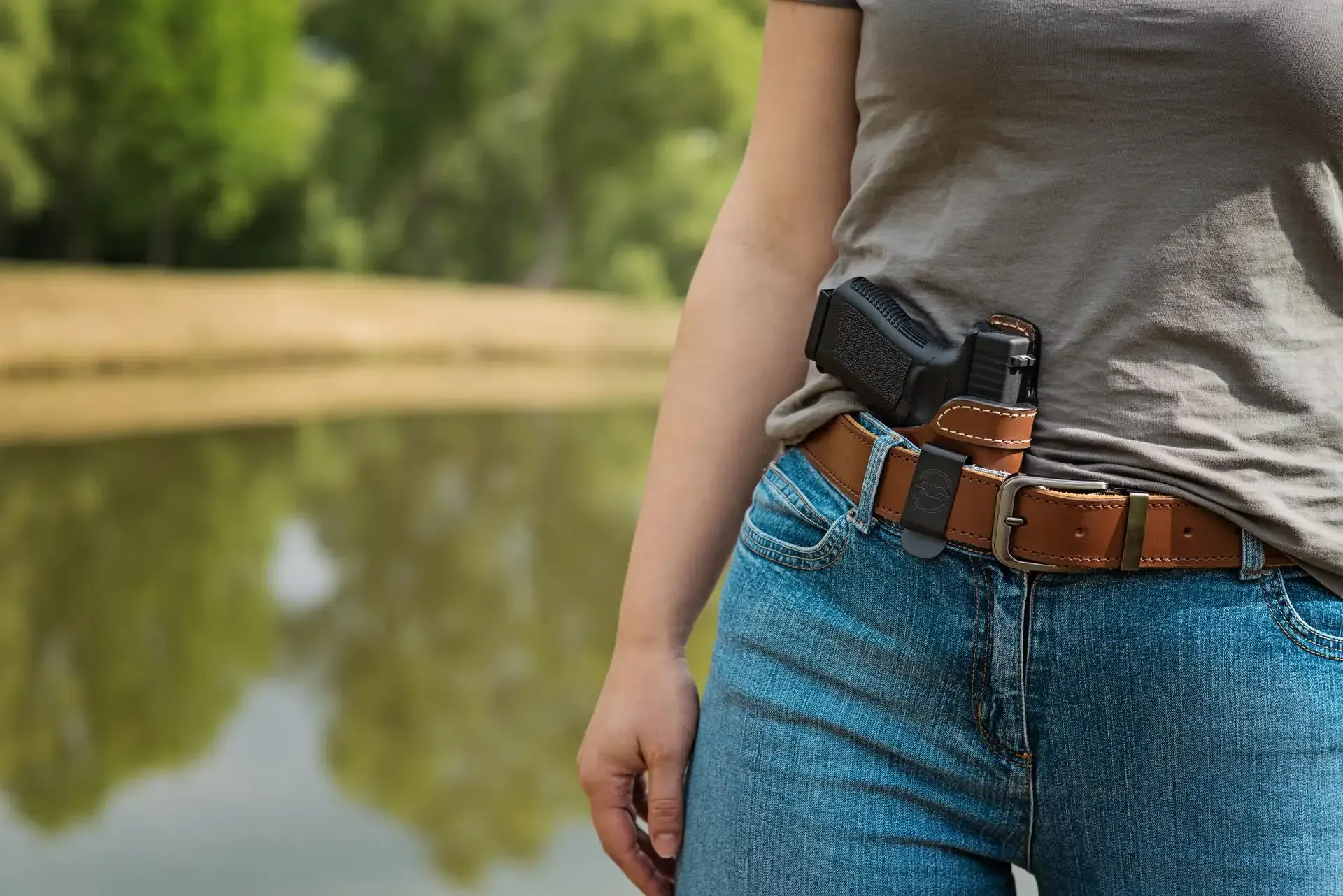 Recommended Appendix carry with a gun belt