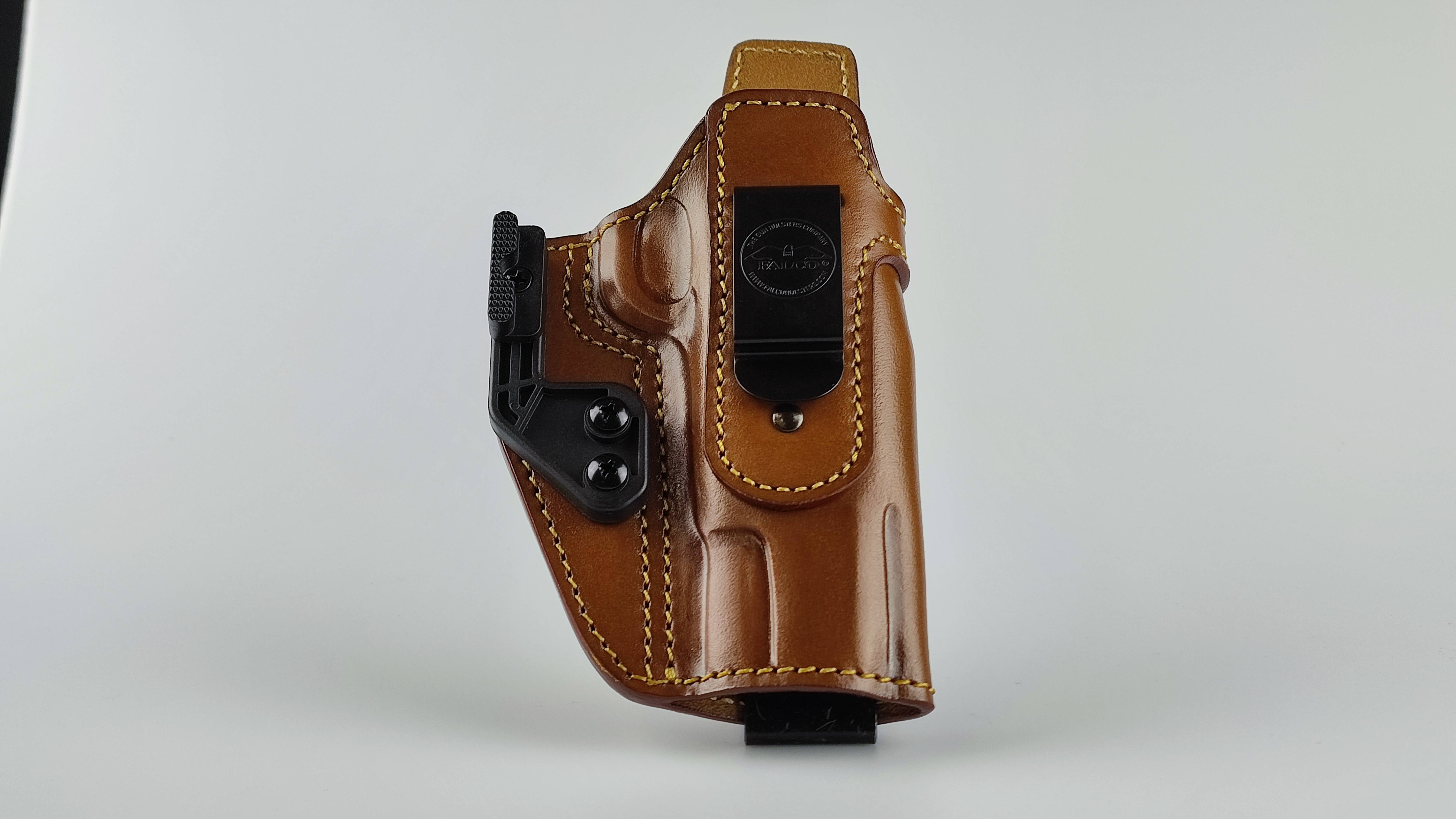 Open bottom holster