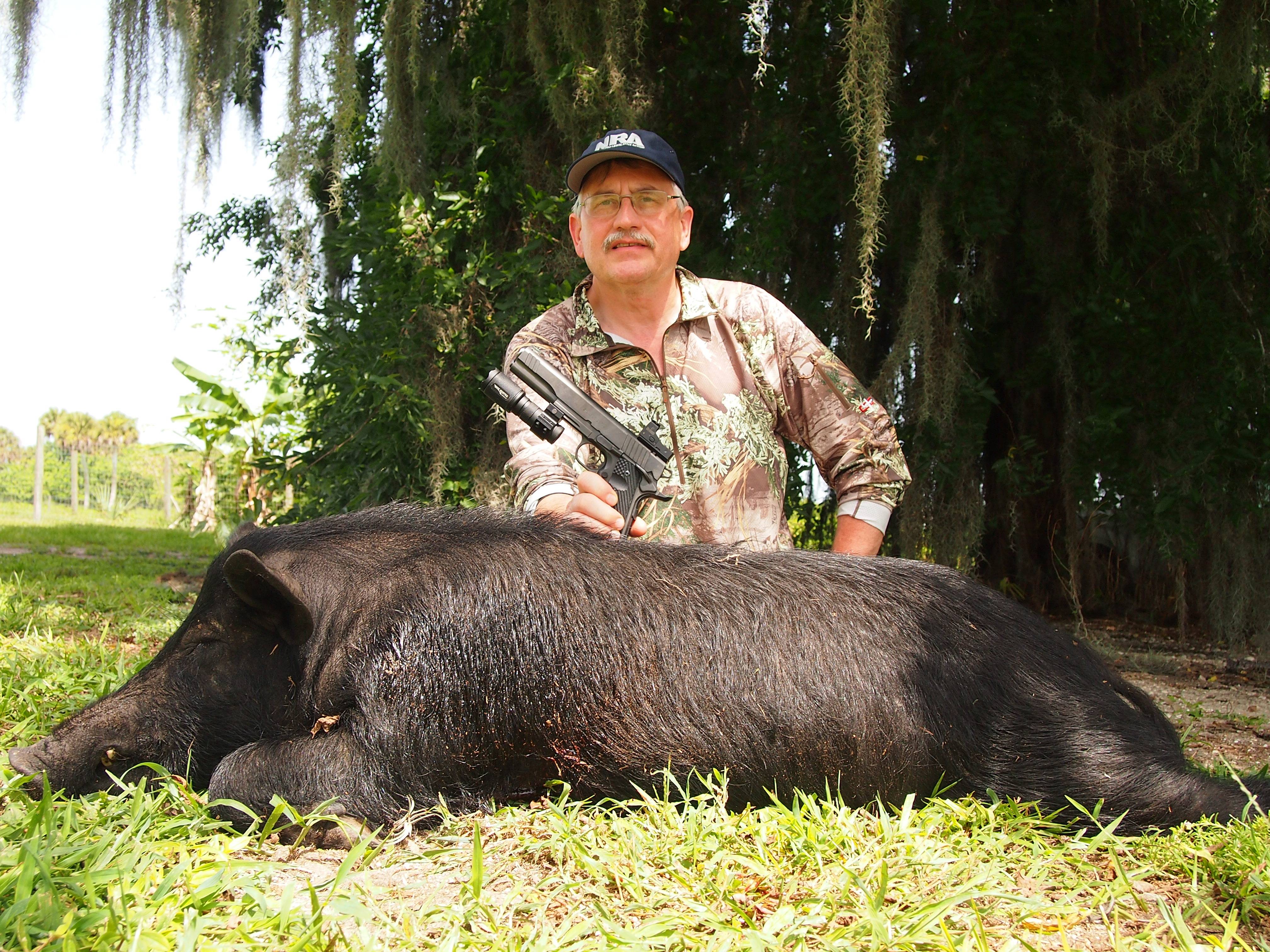 First Hog McCombie Took With a 10MM