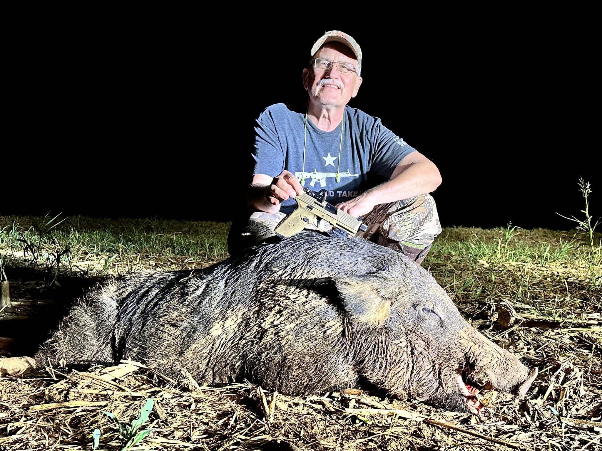 McCombie With The Oklahoma Hog