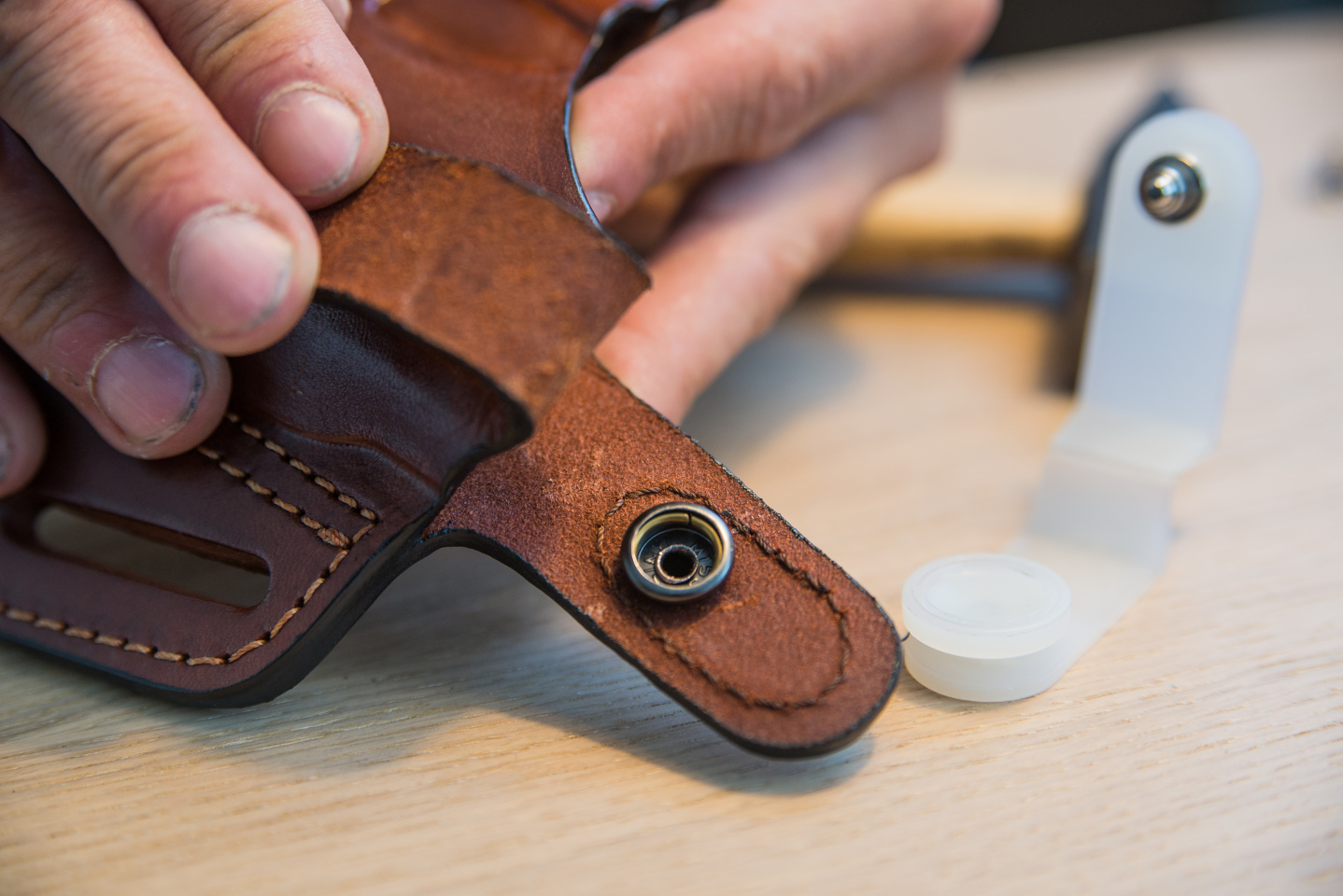 How to Remove and Replace the Snaps on Leather 