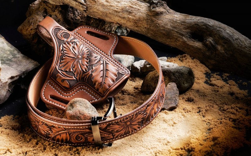 Personalized Flowers Tooled Leather Belt Western belt, mens western belt,  cowboy belt, custom l…