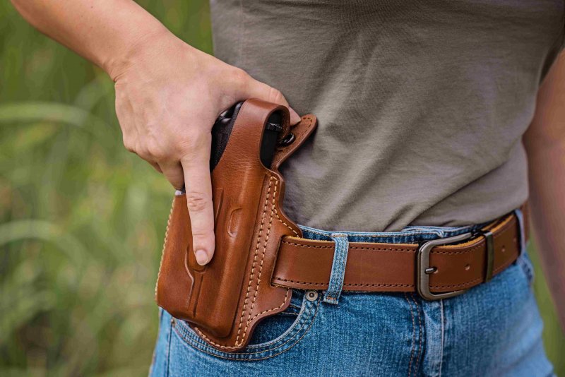 The Ultimate 2 Slot OWB Leather Gun Holster