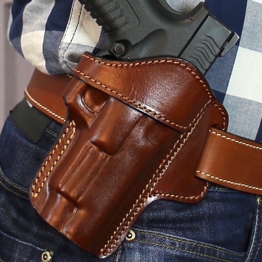 Handmade Open Top Leather Holster SHIPS FREE in NORTHAMERICA Yes This  Design Can Be Adjusted for Many Makes and Models 